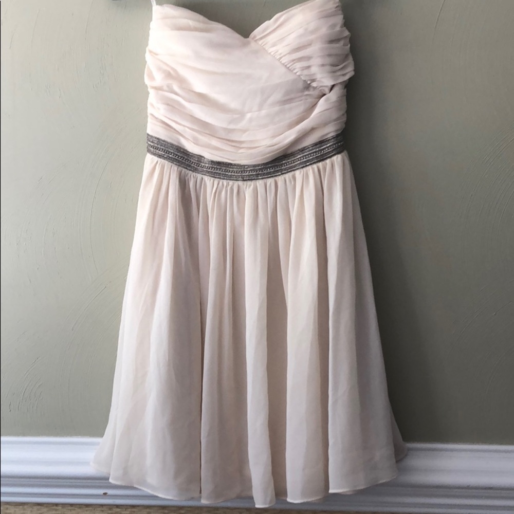 Cream cocktail dress